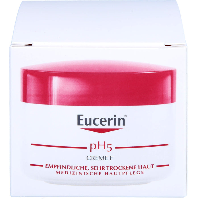 Eucerin pH5 Creme F Empfindliche Haut, 75 ml Crème