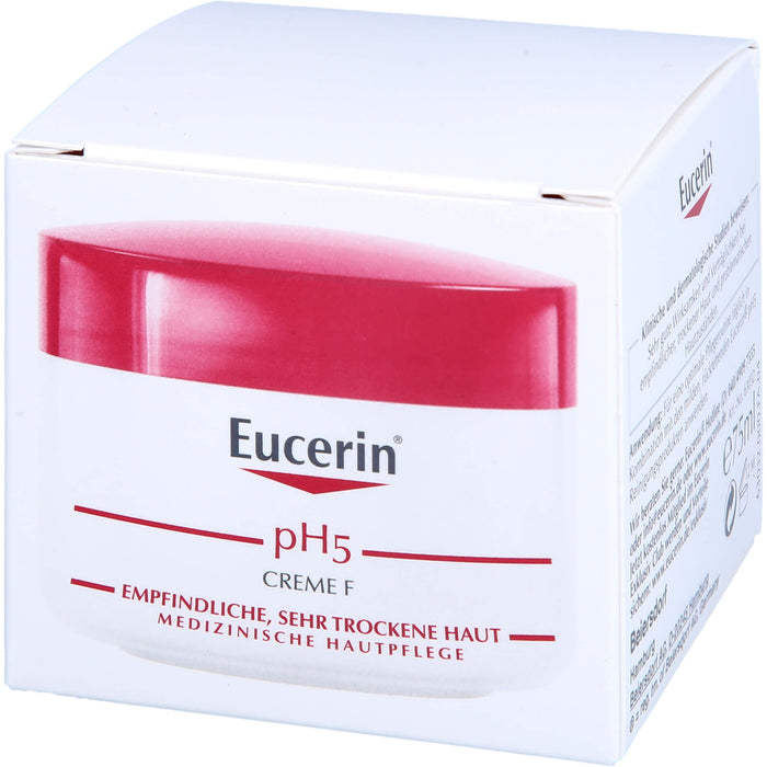 Eucerin pH5 Creme F Empfindliche Haut, 75 ml Cream