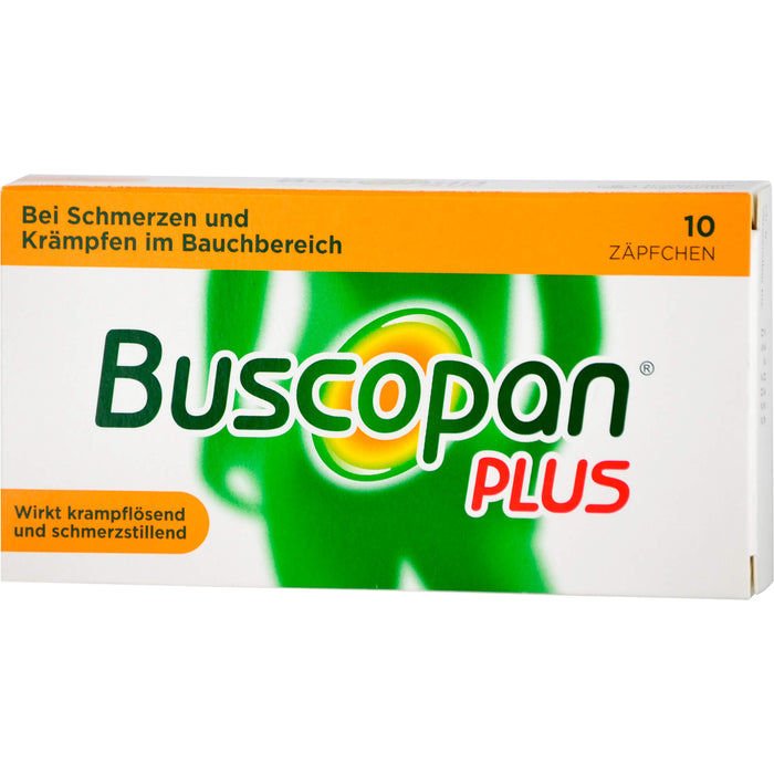 Buscopan plus Zäpfchen Reimport Kohlpharma, 10 St. Zäpfchen