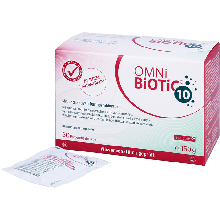 OMNi-BiOTiC 10 mit hochaktiven Darmsymbionten Portionsbeutel, 30 pcs. Sachets