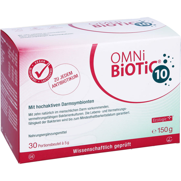 OMNi-BiOTiC 10 mit hochaktiven Darmsymbionten Portionsbeutel, 30 pcs. Sachets