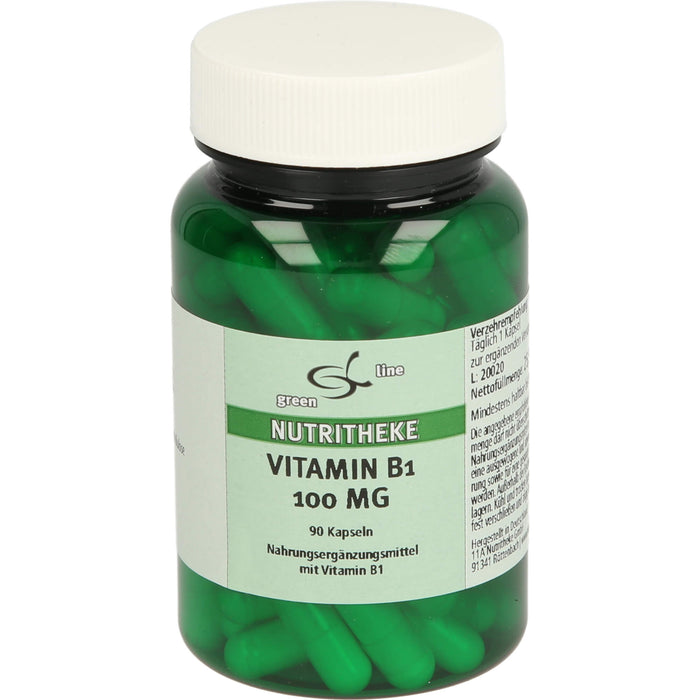 green line Vitamin B1 100 mg, 90 pc Capsules