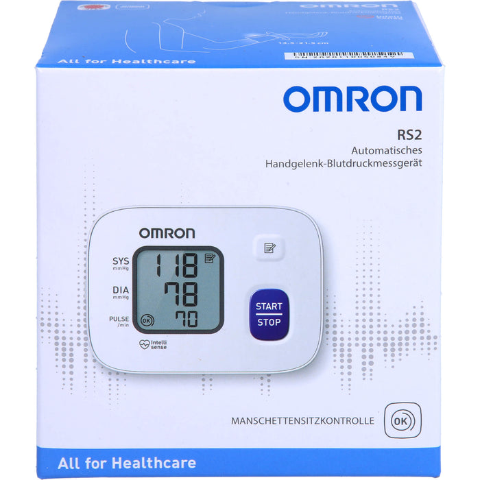 omron RS2 Automatisches Handgelenk-Blutdruckmessgerät, 1 pc Contrôle de la pression sanguine