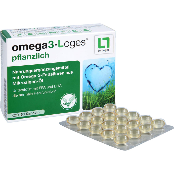 omega3-Loges pflanzlich Kapseln, 60 pc Capsules