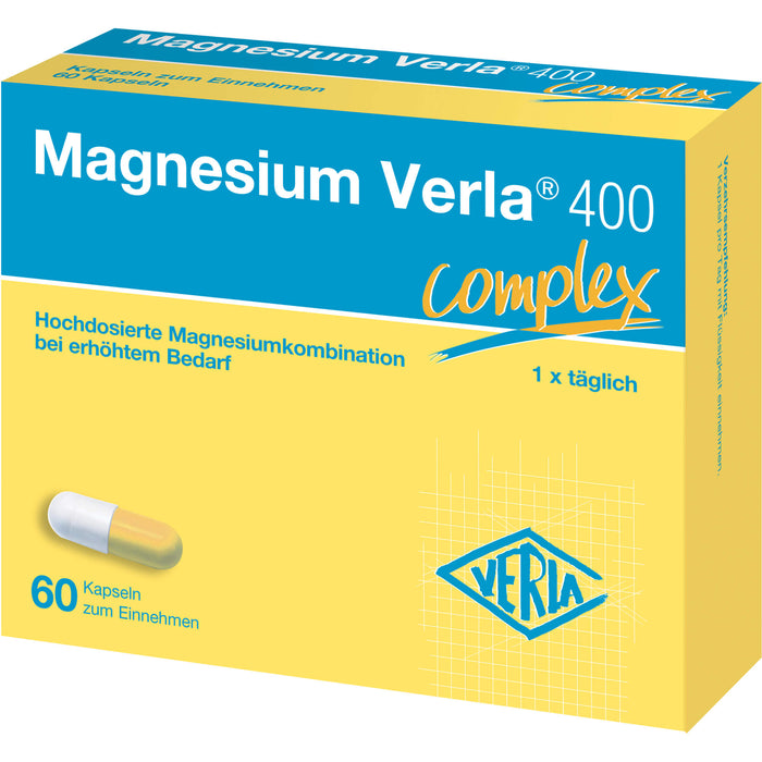 Magnesium Verla 400 complex Kapseln, 60 St. Kapseln