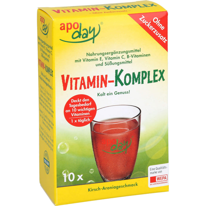 APODAY Vitamin-Komplex Kirsch-Aronia o.Zz Pulver, 10X5 g PUL