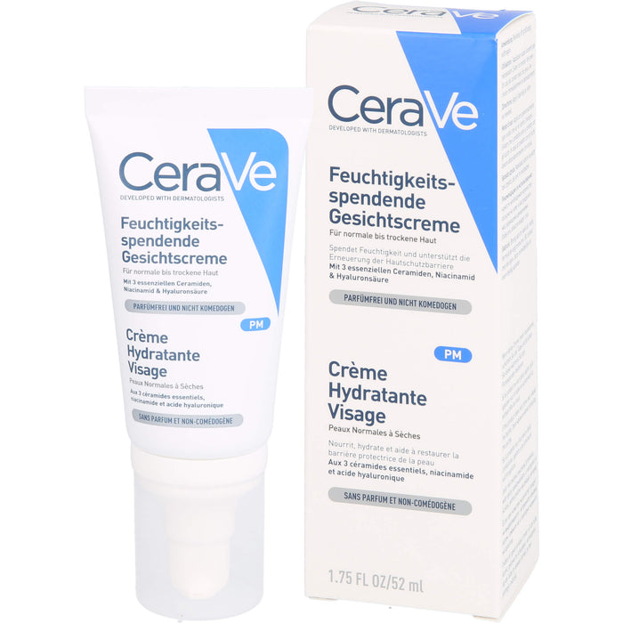 CeraVe feuchtigkeitsspendende Gesichtscreme, 52 ml Creme