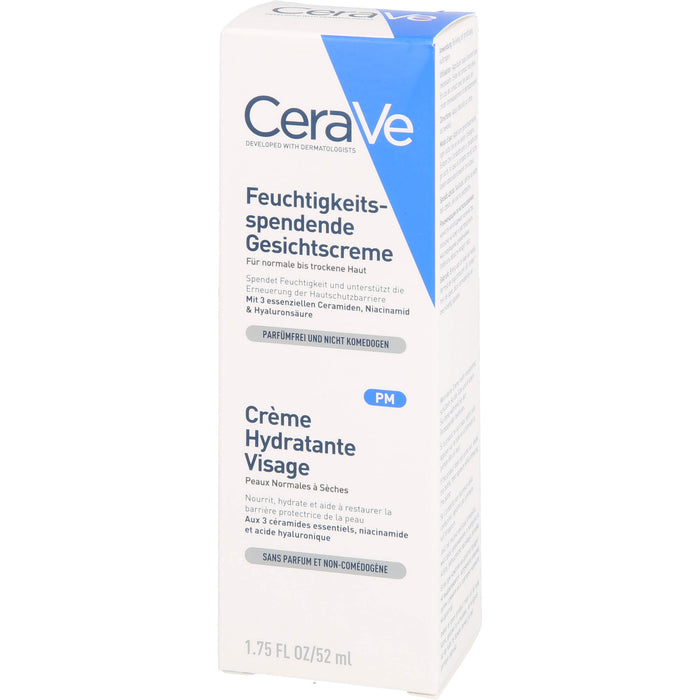 CeraVe feuchtigkeitsspendende Gesichtscreme, 52 ml Crème