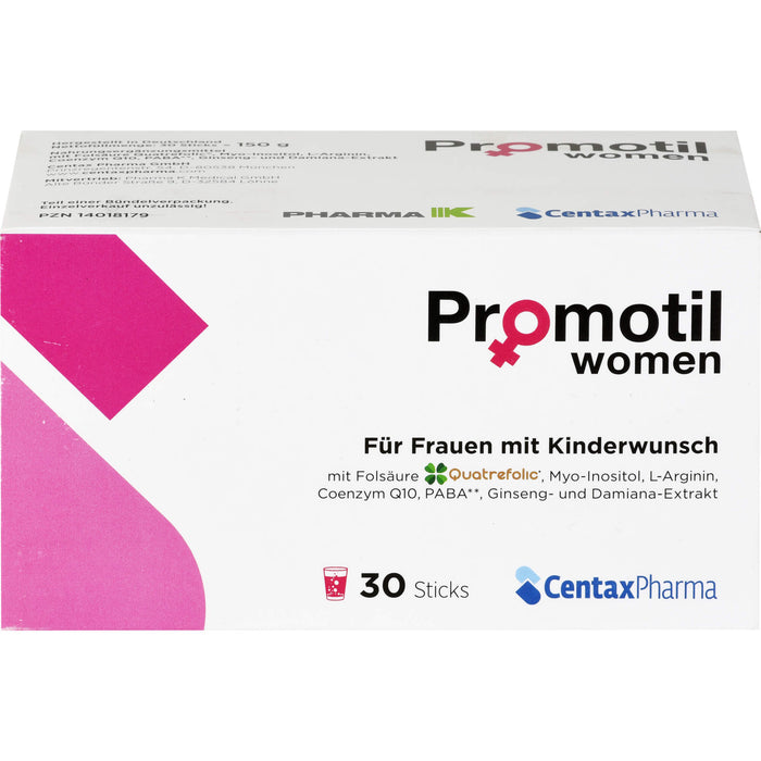 Promotil Women Sticks für Frauen mit Kinderwunsch, 30 St. Beutel