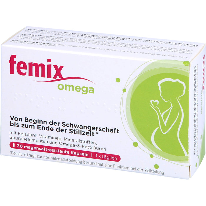 Femix Omega Kapseln Schwangerschaft & Stillzeit, 30 St. Kapseln