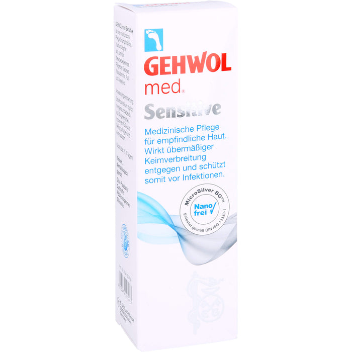 GEHWOL med Sensitive Pflege für empfindliche Haut, 125 ml Cream