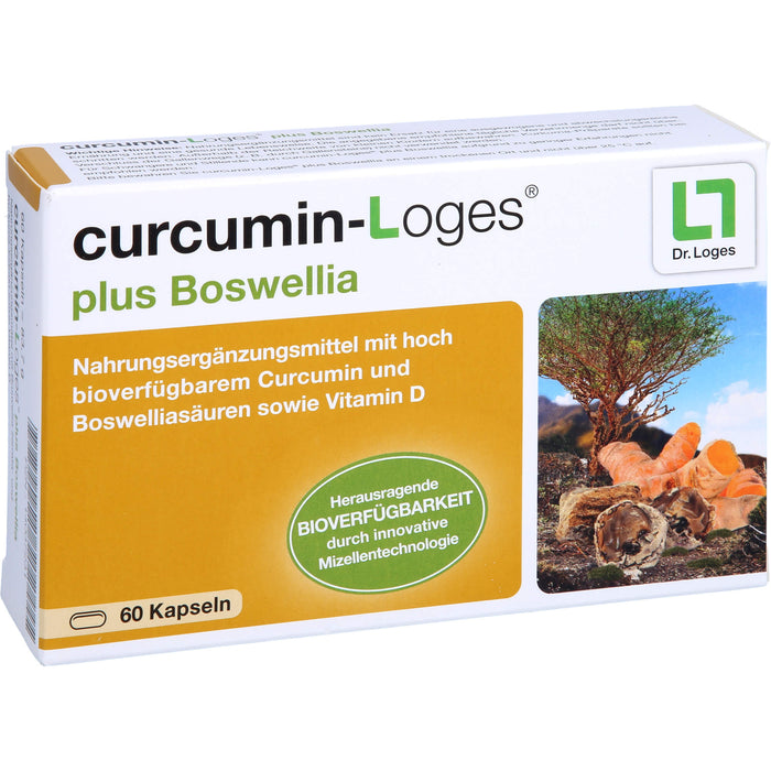 curcumin-Loges plus Boswellia Kapseln, 60 pcs. Capsules