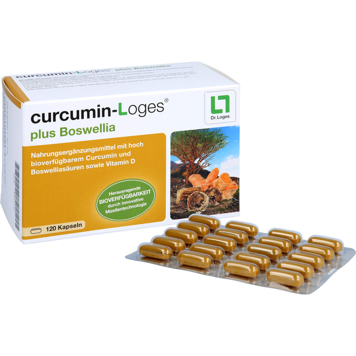 curcumin-Loges plus Boswellia Kapseln, 120 pc Capsules