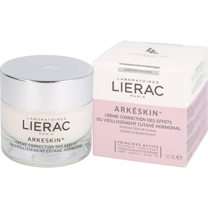 LIERAC Arkeskin Creme N + Lierac schwarze Kosmetiktasche gratis, 50 ml Crème