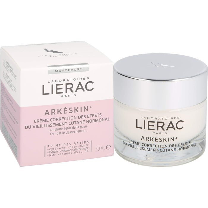 LIERAC Arkeskin Creme N + Lierac schwarze Kosmetiktasche gratis, 50 ml Cream