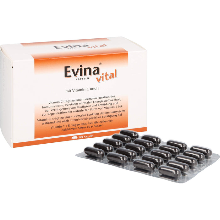 Evina vital Kapseln bei Vitamin C Mangelzuständen, 120 pc Capsules