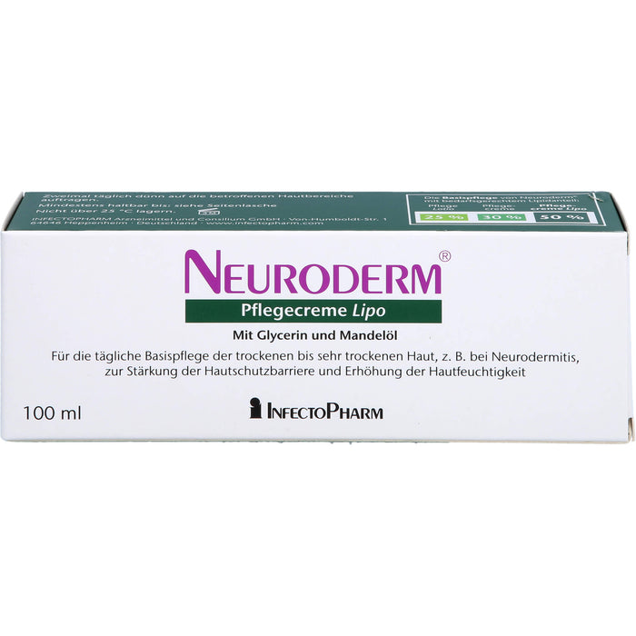 NEURODERM Pflegecreme Lipo, 100 ml Crème