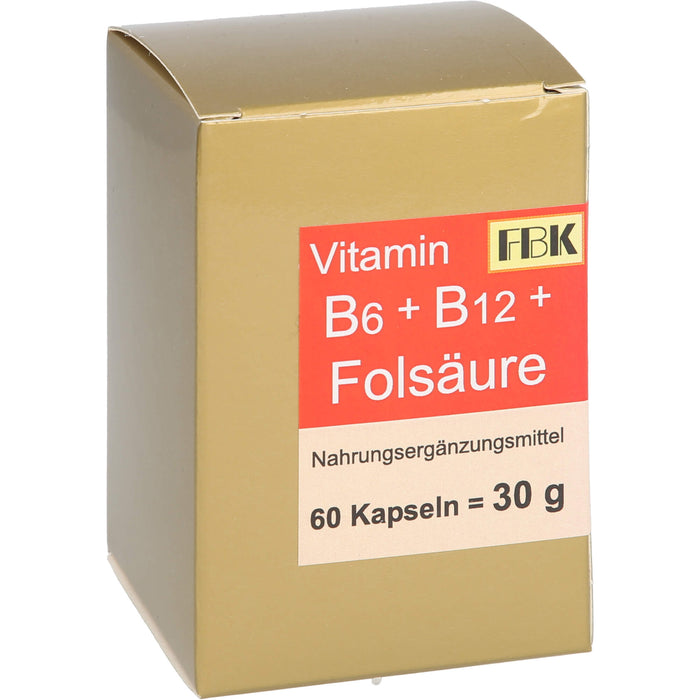 Vitamin B6+B12+Folsäure Kapseln, 60 St KAP