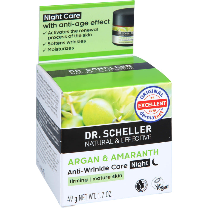 Dr. Scheller Argan&Amaranth Anti-Falten Pfl.Nacht, 50 ml XNC