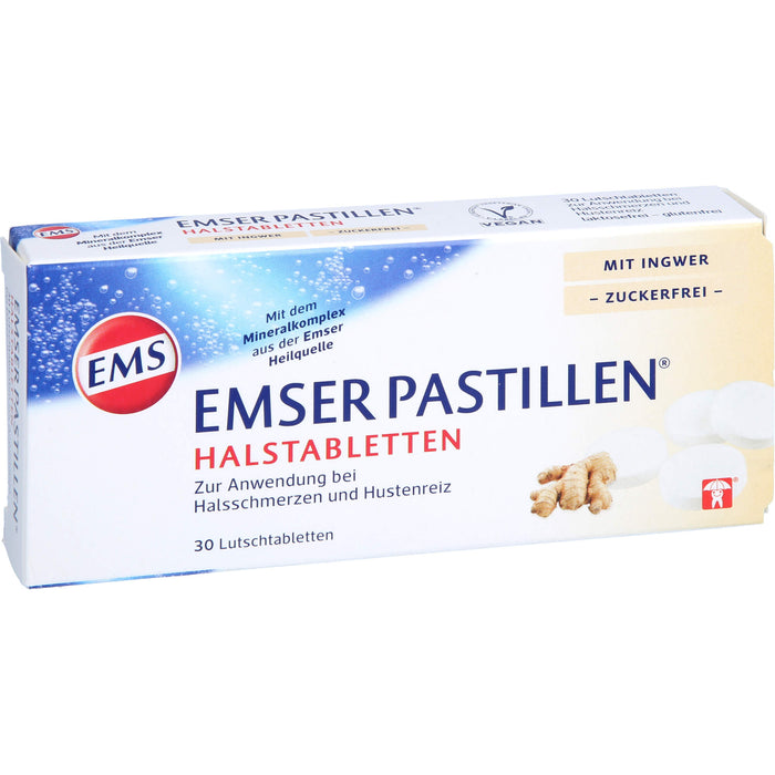 EMSER Pastillen bei Halsschmerzen und Hustenreiz, 30 pcs. Tablets