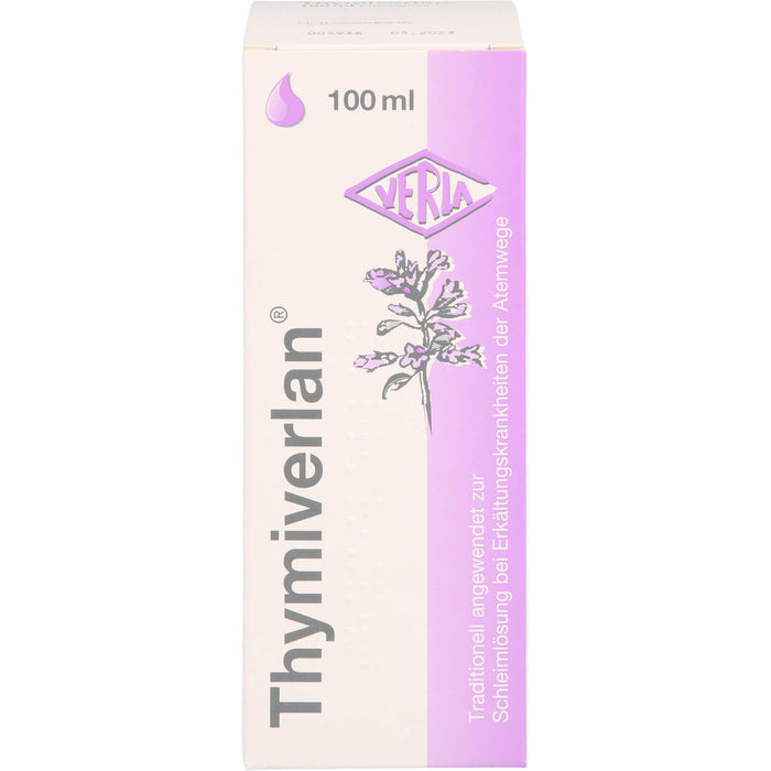 Thymiverlan, Flüssigkeit zum Einnehmen, 100 ml Lösung