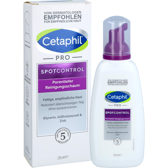 Cetaphil Pro SpotControl porentiefer Reinigungsschaum, 235 ml Foam