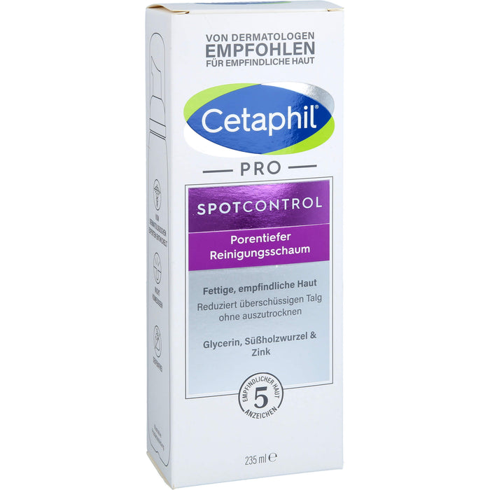 Cetaphil Pro SpotControl porentiefer Reinigungsschaum, 235 ml Schaum