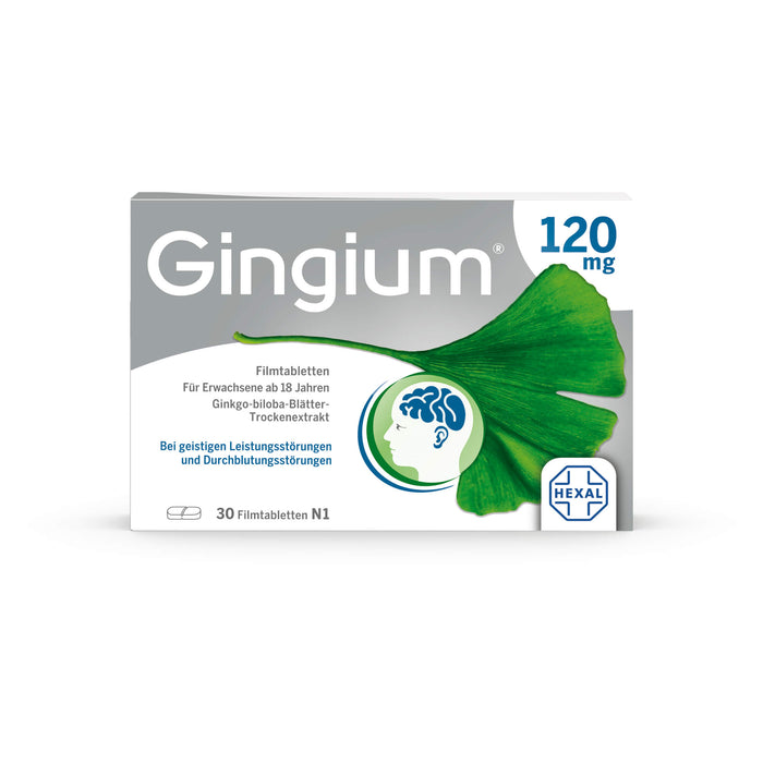 Gingium 120 mg Filmtabletten, 30 St. Tabletten