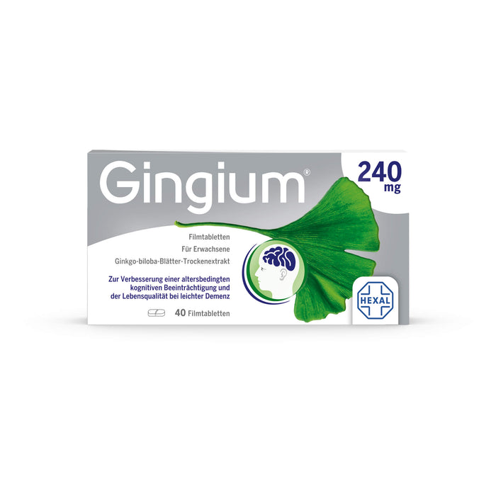 Gingium 240 mg Filmtabletten, 40 St. Tabletten