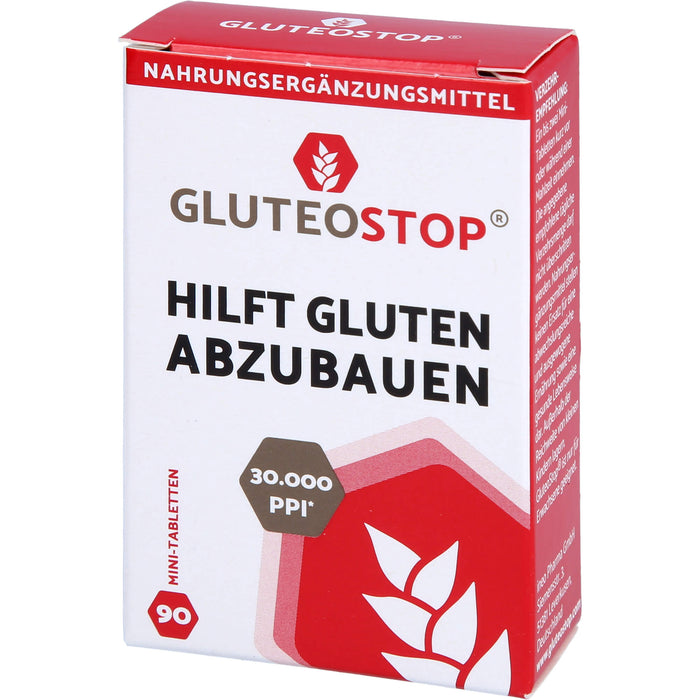 GluteoStop Tabletten hilft Gluten abzubauen, 90 St. Tabletten