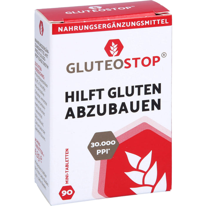 GluteoStop Tabletten hilft Gluten abzubauen, 90 pc Tablettes