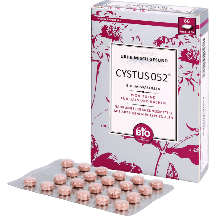 Dr. Pandalis CYSTUS 052 Bio Halspastillen, 66 St. Tabletten