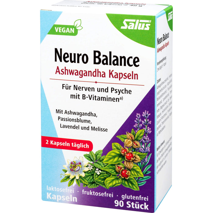 Salus Neuro Balance Ashwagandha Kapseln, 90 pcs. Capsules