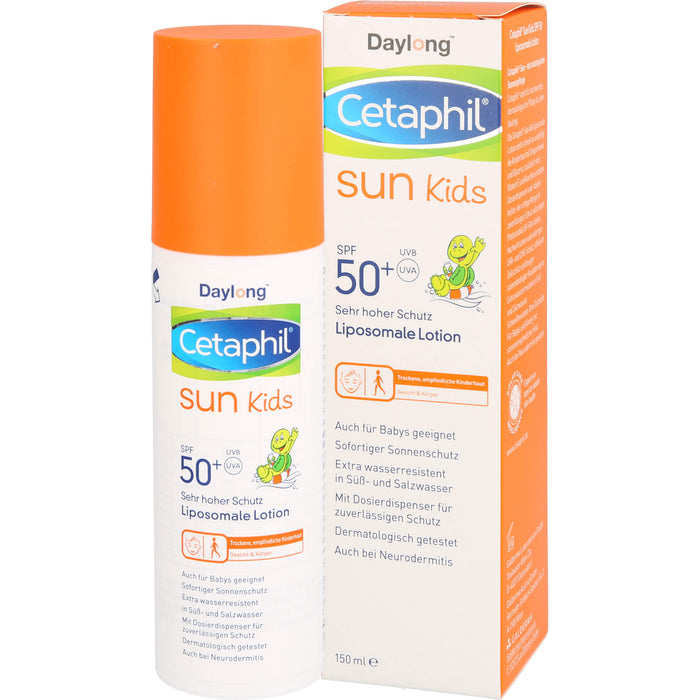 Cetaphil sun kids Daylong 50+ liposomale Lotion, 150 ml Lotion