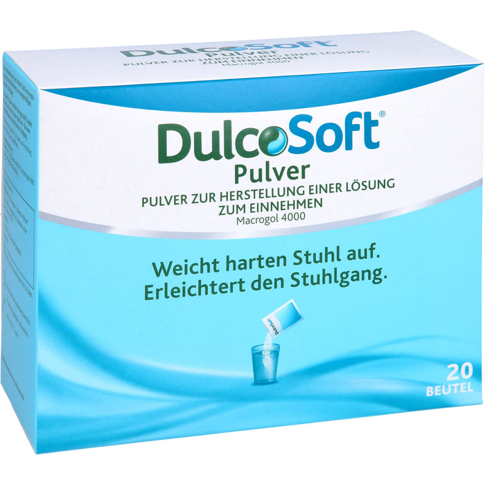 DulcoSoft Pulver mit Macrogol 4000 bei unregelmäßigem Stuhlgang und Verstopfung, 200 g Powder