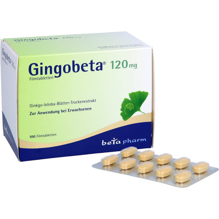 Gingobeta 120 mg Filmtabletten, 100 St FTA