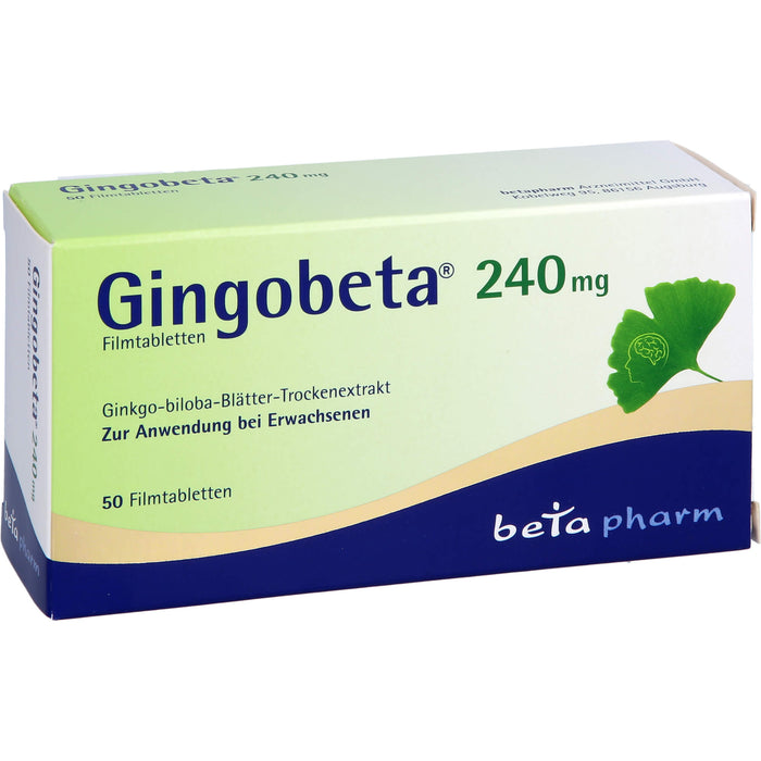 Gingobeta 240mg Filmtabl, 50 St FTA