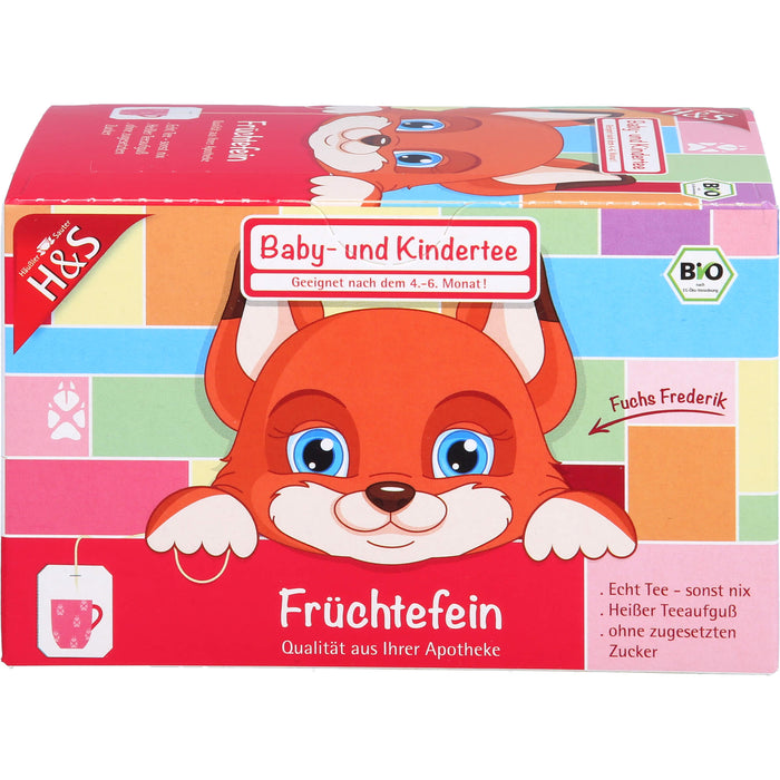 H&S Früchtefein Baby- und Kindertee, 20 pcs. Filter bag