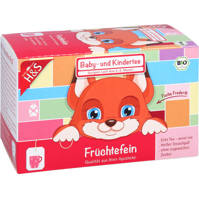 H&S Früchtefein Baby- und Kindertee, 20 pcs. Filter bag