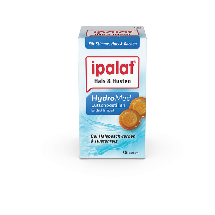 ipalat HydroMed Halspastillen, 30 pcs. Pastilles