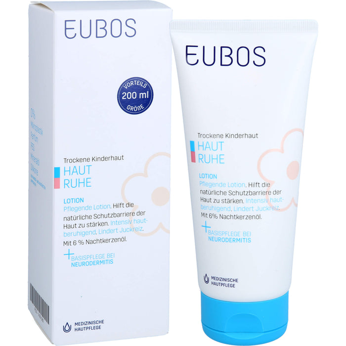 EUBOS Kinder Haut Ruhe Lotion, 200 ml Lotion