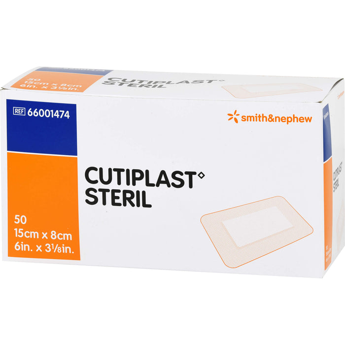 Cutiplast steril Wundverband 8x15 cm, 50 St VER