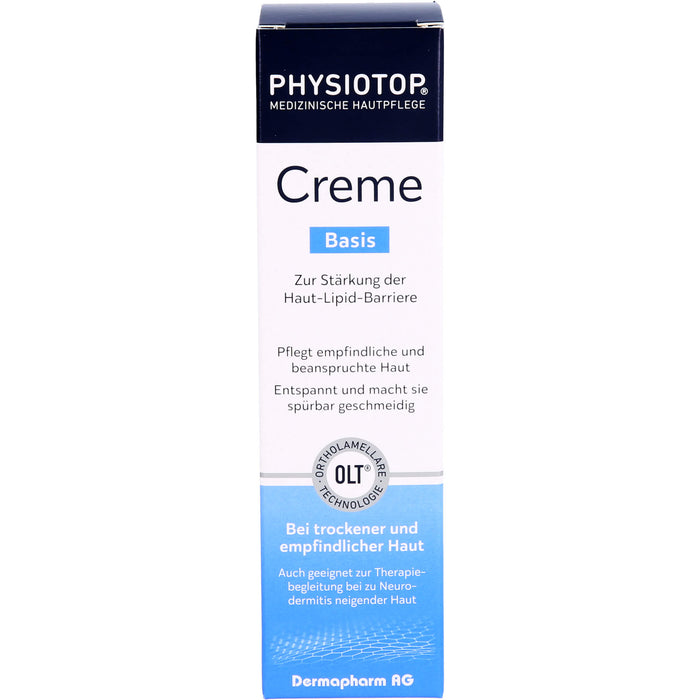 Physiotop Basis Creme zur Stärkung der Haut-Lipid-Barriere pflegt beanspruchte und empfindliche Haut, 75 ml Creme