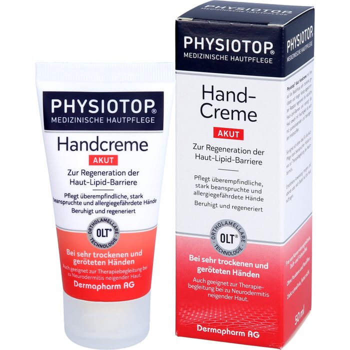 PHYSIOTOP akut Handcreme, 50 ml Crème