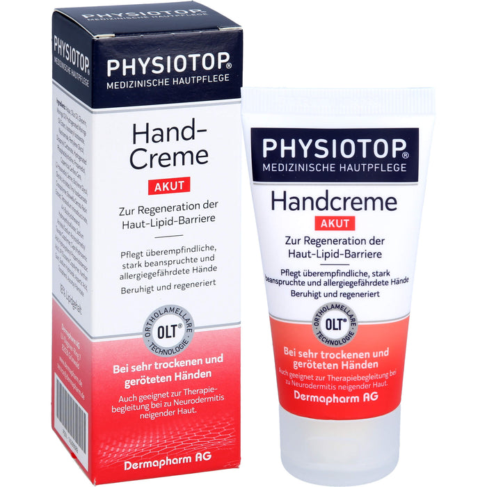 PHYSIOTOP akut Handcreme, 50 ml Crème