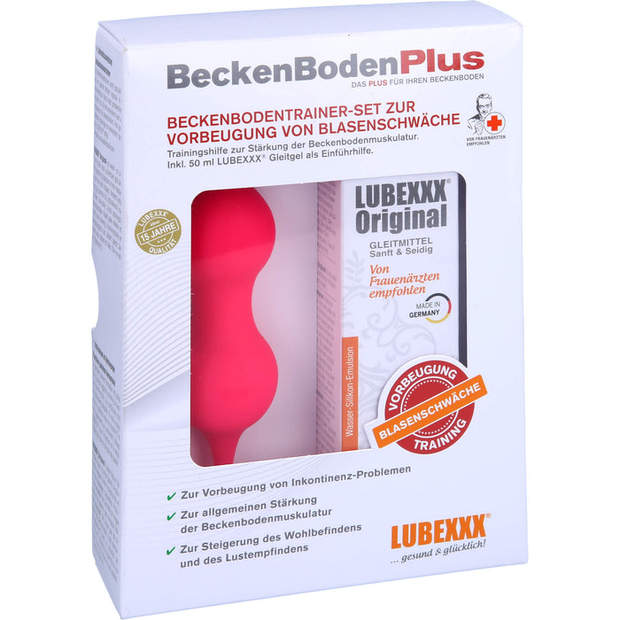 LUBEXXX BeckenBodenPlusSet Vorbeugung Inkontinenz, 1 St