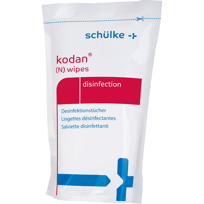 kodan N wipes Refill gebrauchsfertige Tücher zur Desinfektion und Reinigung von Flächen aller Art, 90 pcs. Cloths