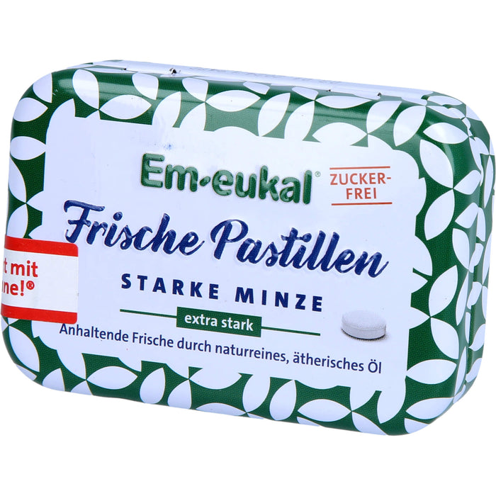 Em-eukal Frische Pastillen starke Minze zuckerfrei, 20 g Pastilles