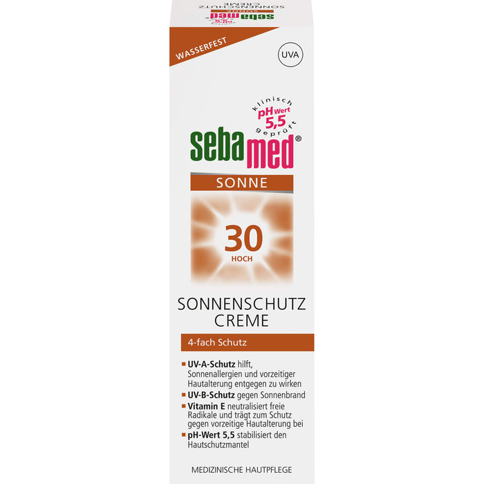 sebamed Sonnenschutz Creme LSF 30, 75 ml CRE