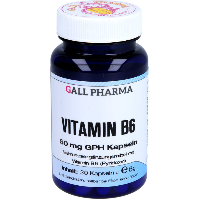 VITAMIN B6 50Mg GPH KAPSELN, 30 St KAP